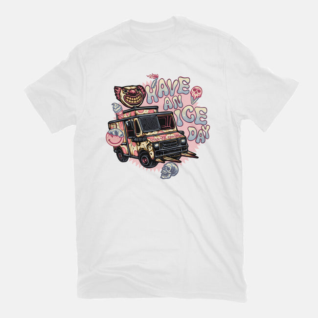 Have An Ice Day-Womens-Fitted-Tee-glitchygorilla