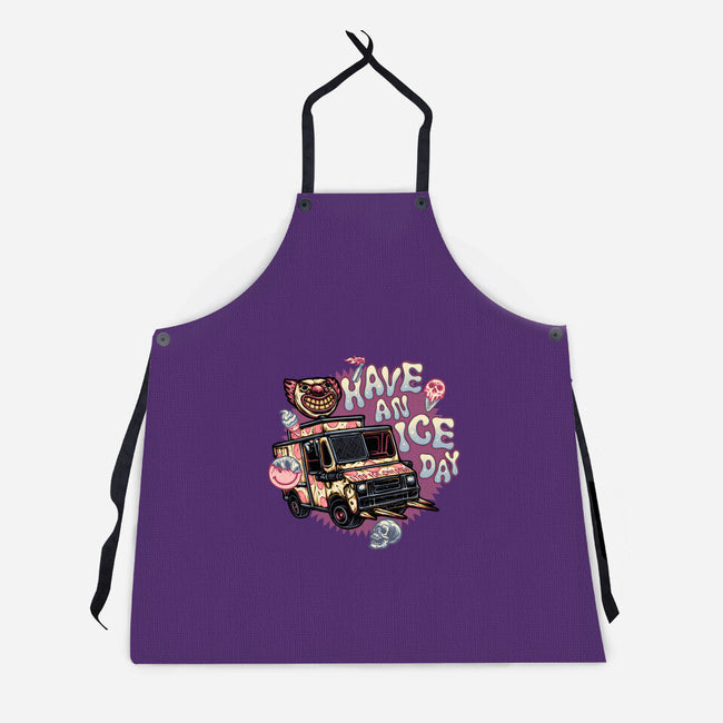 Have An Ice Day-Unisex-Kitchen-Apron-glitchygorilla