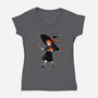 Salt Witch Girl-Womens-V-Neck-Tee-Studio Mootant