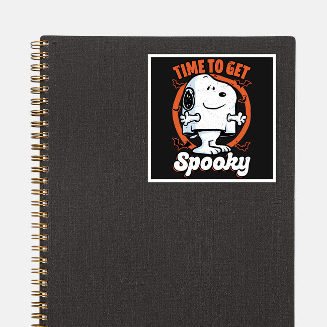 Spooky Beagle Halloween-None-Glossy-Sticker-Studio Mootant