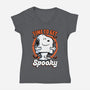 Spooky Beagle Halloween-Womens-V-Neck-Tee-Studio Mootant