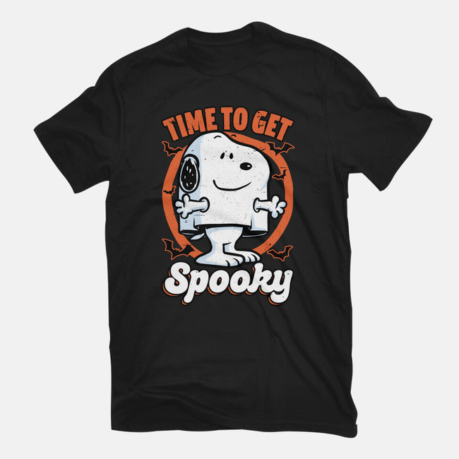 Spooky Beagle Halloween-Womens-Fitted-Tee-Studio Mootant