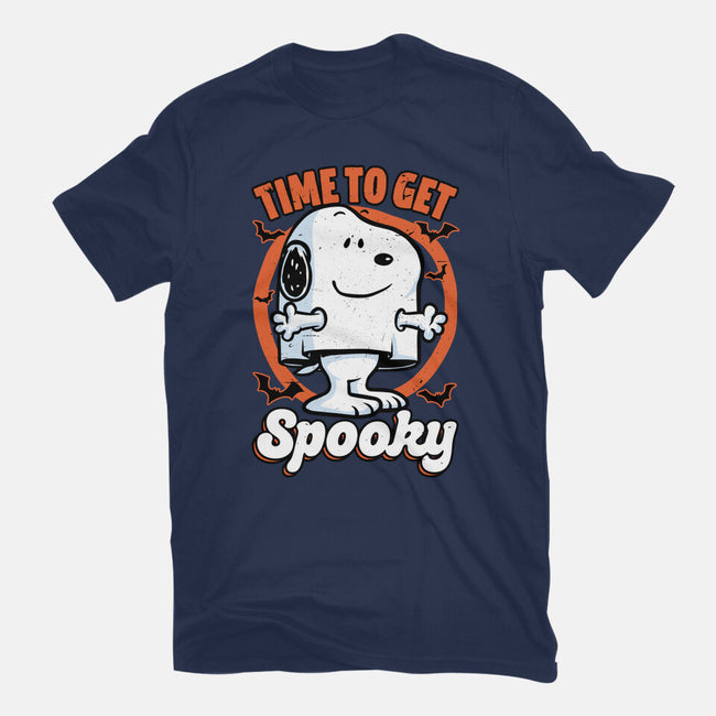 Spooky Beagle Halloween-Womens-Fitted-Tee-Studio Mootant