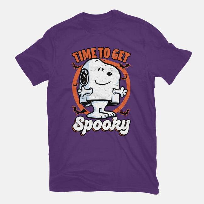 Spooky Beagle Halloween-Womens-Fitted-Tee-Studio Mootant