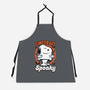 Spooky Beagle Halloween-Unisex-Kitchen-Apron-Studio Mootant