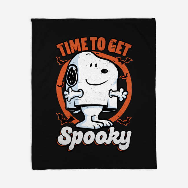 Spooky Beagle Halloween-None-Fleece-Blanket-Studio Mootant