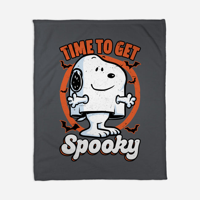 Spooky Beagle Halloween-None-Fleece-Blanket-Studio Mootant