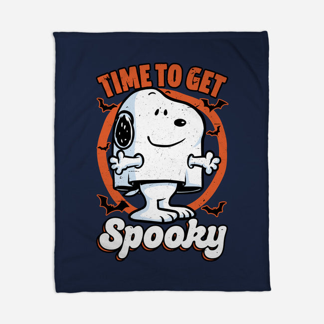 Spooky Beagle Halloween-None-Fleece-Blanket-Studio Mootant