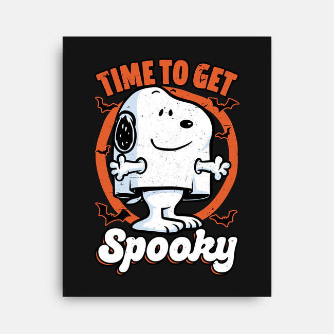 Spooky Beagle Halloween-None-Stretched-Canvas-Studio Mootant