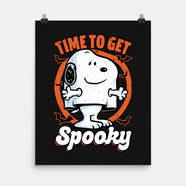 Spooky Beagle Halloween-None-Matte-Poster-Studio Mootant