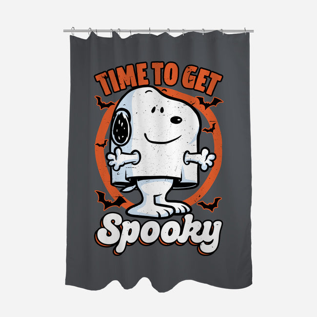 Spooky Beagle Halloween-None-Polyester-Shower Curtain-Studio Mootant