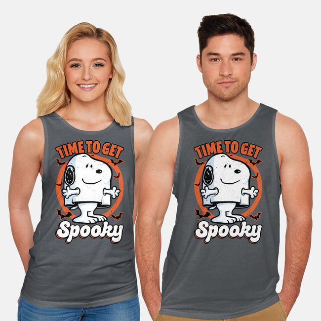 Spooky Beagle Halloween-Unisex-Basic-Tank-Studio Mootant