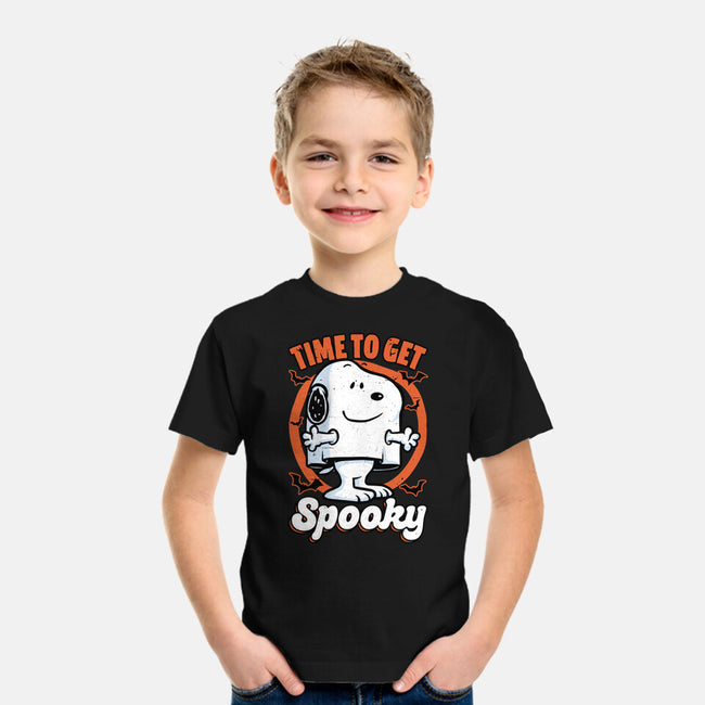 Spooky Beagle Halloween-Youth-Basic-Tee-Studio Mootant