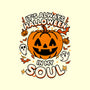 Halloween Soul Pumpkin-None-Stretched-Canvas-Studio Mootant