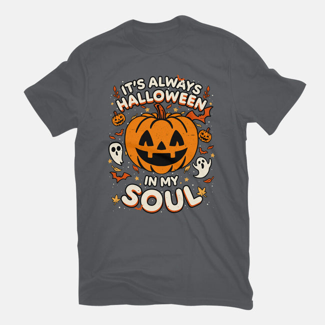 Halloween Soul Pumpkin-Mens-Heavyweight-Tee-Studio Mootant