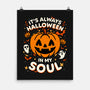 Halloween Soul Pumpkin-None-Matte-Poster-Studio Mootant