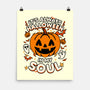 Halloween Soul Pumpkin-None-Matte-Poster-Studio Mootant