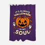 Halloween Soul Pumpkin-None-Polyester-Shower Curtain-Studio Mootant