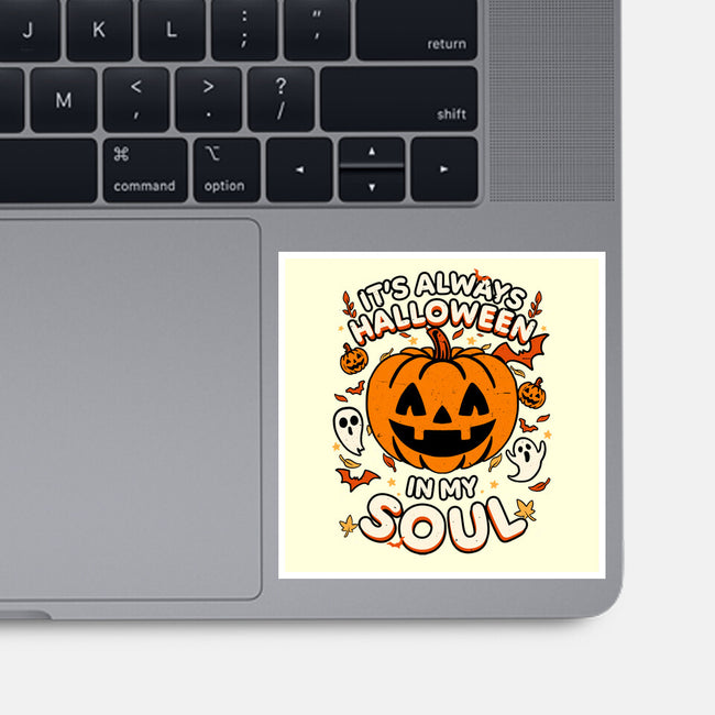 Halloween Soul Pumpkin-None-Glossy-Sticker-Studio Mootant