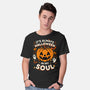 Halloween Soul Pumpkin-Mens-Basic-Tee-Studio Mootant