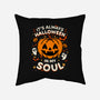 Halloween Soul Pumpkin-None-Removable Cover w Insert-Throw Pillow-Studio Mootant