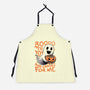 Halloween Ghost Candies-Unisex-Kitchen-Apron-Studio Mootant