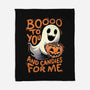 Halloween Ghost Candies-None-Fleece-Blanket-Studio Mootant