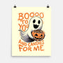 Halloween Ghost Candies-None-Matte-Poster-Studio Mootant