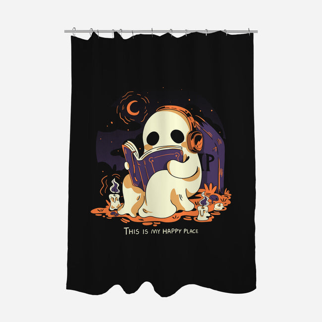 Spooky Place-None-Polyester-Shower Curtain-yumie