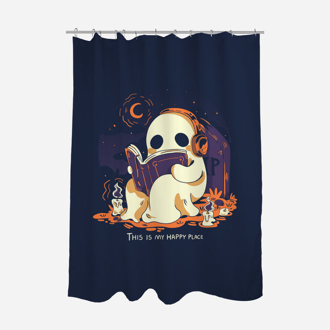 Spooky Place-None-Polyester-Shower Curtain-yumie