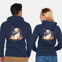 Spooky Place-Unisex-Zip-Up-Sweatshirt-yumie