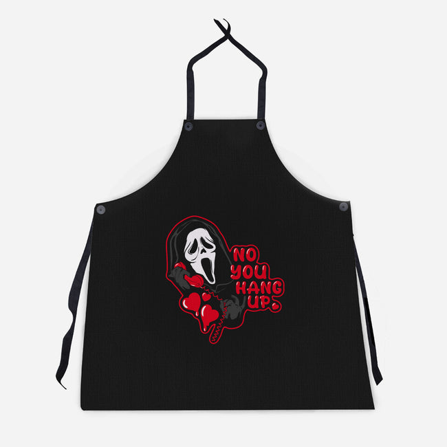 No You Hang Up-Unisex-Kitchen-Apron-Claudia