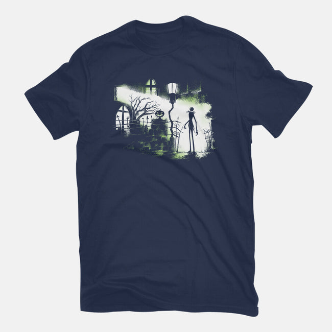 The Exorcism Before Christmas-Mens-Basic-Tee-zascanauta