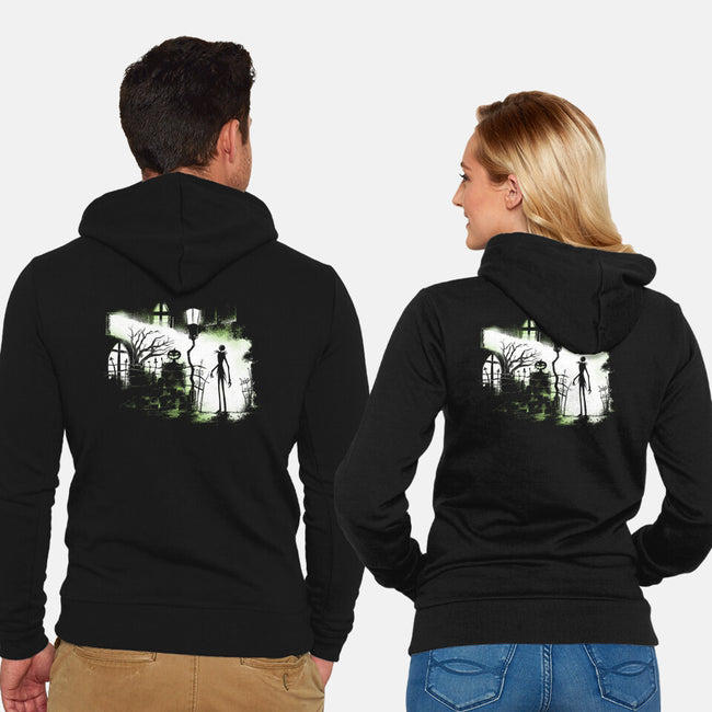 The Exorcism Before Christmas-Unisex-Zip-Up-Sweatshirt-zascanauta