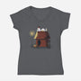 Sweet Home-Womens-V-Neck-Tee-OnlyColorsDesigns