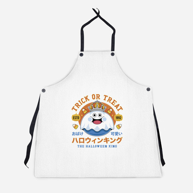 King Slime Halloween-Unisex-Kitchen-Apron-LAGELANTEE