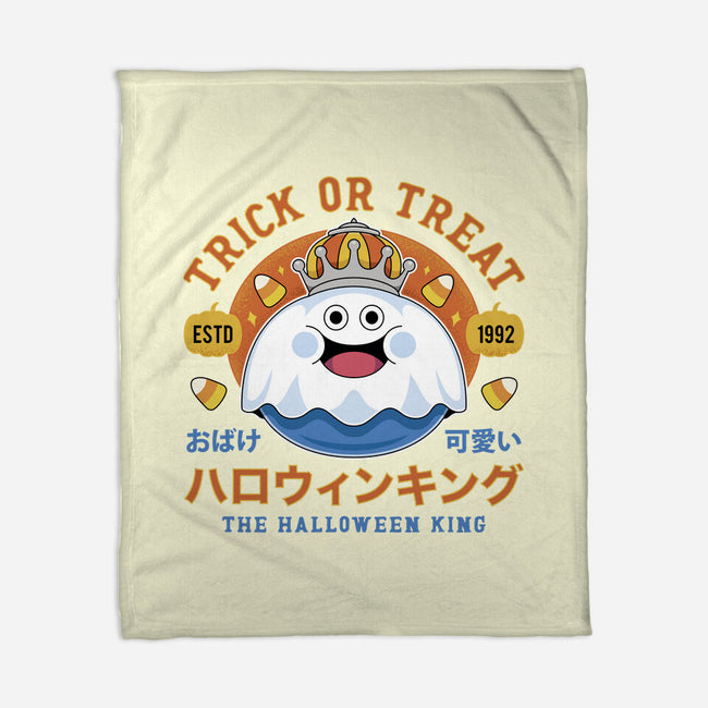 King Slime Halloween-None-Fleece-Blanket-LAGELANTEE