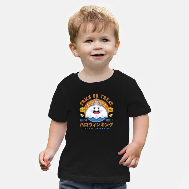 King Slime Halloween-Baby-Basic-Tee-LAGELANTEE