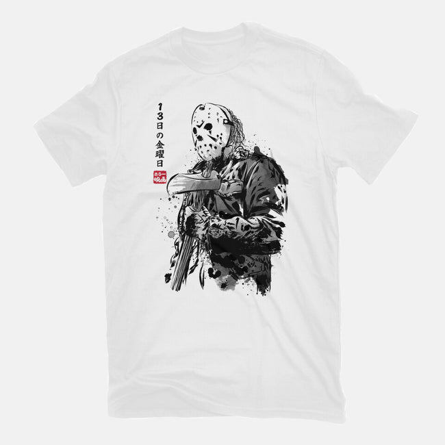 Crystal Lake Killer Sumi-e-Mens-Premium-Tee-DrMonekers