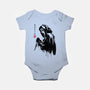 Woodsboro Killer Sumi-e-Baby-Basic-Onesie-DrMonekers