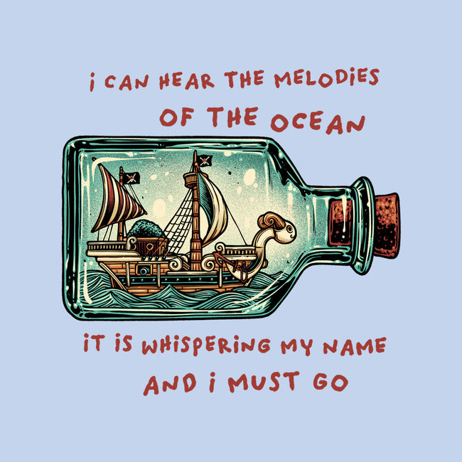 Pirate Ship In A Bottle-Womens-Fitted-Tee-glitchygorilla