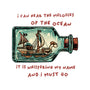 Pirate Ship In A Bottle-None-Stretched-Canvas-glitchygorilla