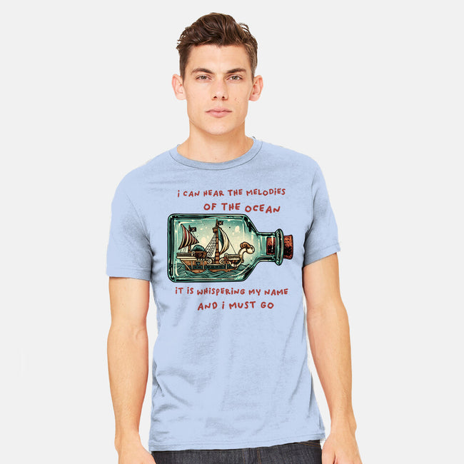 Pirate Ship In A Bottle-Mens-Heavyweight-Tee-glitchygorilla