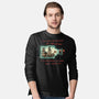 Pirate Ship In A Bottle-Mens-Long Sleeved-Tee-glitchygorilla