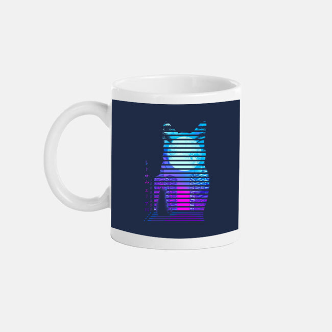 Nostalgia Black Cat-None-Mug-Drinkware-Donnie