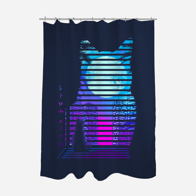 Nostalgia Black Cat-None-Polyester-Shower Curtain-Donnie