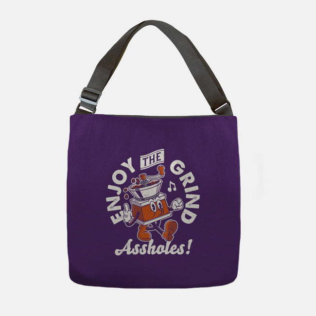 Enjoy The Grind-None-Adjustable Tote-Bag-Nemons