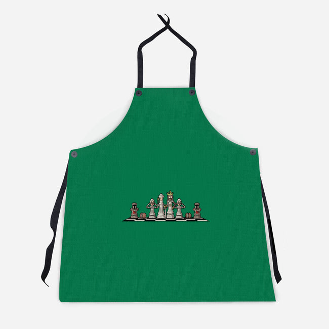 Grail Of Chess-Unisex-Kitchen-Apron-erion_designs