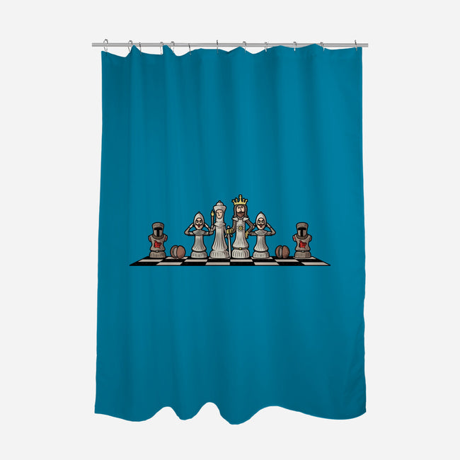 Grail Of Chess-None-Polyester-Shower Curtain-erion_designs