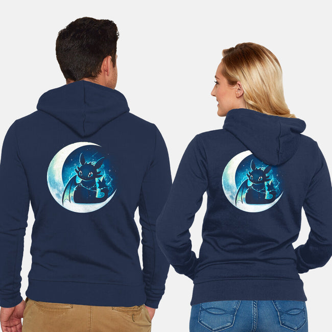 Dragon Moon Star-Unisex-Zip-Up-Sweatshirt-Vallina84